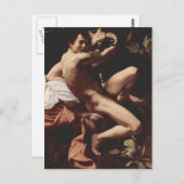 カラヴァッジョ – バプテスト者ヨハネ ポストカード (正面/裏面)
