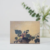 カラヴァッジョ – フルーツバスケット – 油オンキャンバス ポストカード (スタンド正面)