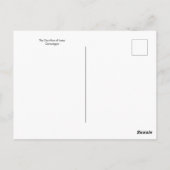 カラヴァッジョ・ポストカードによるイサクの犠牲 ポストカード (裏面)