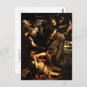 カラヴァッジョ・ポストカードによる聖パウルの改宗 ポストカード (正面/裏面)