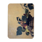 カラヴァッジョ – 果物のバスケット – キャンバス上の油 マグネット (縦)