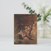 カラヴァッジョ – 羊飼いの崇拝 ポストカード (スタンド正面)