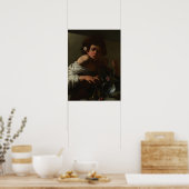 カラヴァッジョ – Boy Bitten By A Lizard ポスター (キッチン)