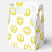 カラーいかり航海のテーマ結婚の選択 フェイバーボックス (オープン)