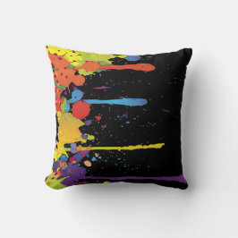 カラーおもしろいスプラッシュII +バックグラップ。&アイディア クッション