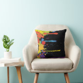 カラーおもしろいスプラッシュII +バックグラップ。&アイディア クッション (椅子)