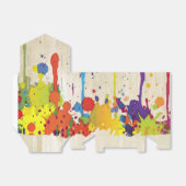 カラーおもしろいスプラッシュII +バックグラップ。&アイディア フェイバーボックス (折り畳みなし)