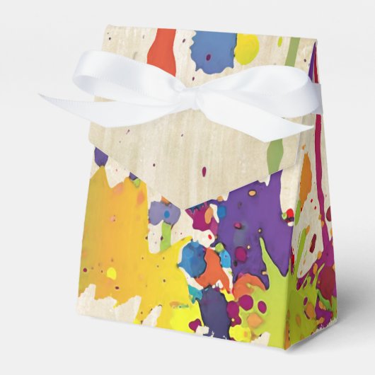 カラーおもしろいスプラッシュII +バックグラップ。&アイディア フェイバーボックス (正面サイド)