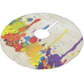 カラーおもしろいスプラッシュII +バックグラップ。&アイディア ブラッシュドポリエステルツリースカート (アングル)