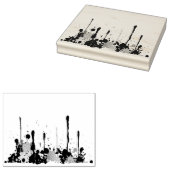 カラーおもしろいスプラッシュII +バックグランス。&アイディア ラバースタンプ (押印)