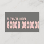 カラーおもしろいタイポグラフィ名刺 名刺 (正面)