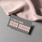 カラーおもしろいタイポグラフィ名刺 名刺