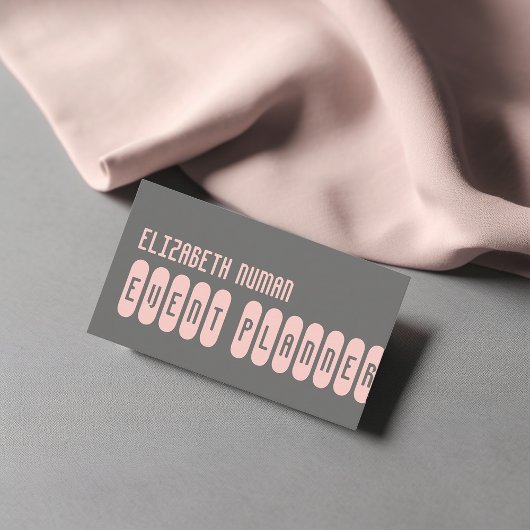 カラーおもしろいタイポグラフィ名刺 名刺