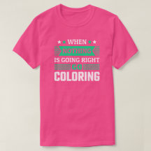カラーおもしろいファンTシャツ