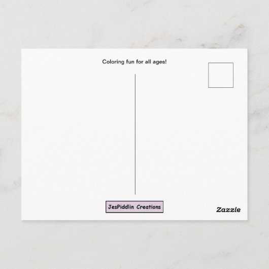 カラーおもしろい用NOELはがき ポストカード (裏面)