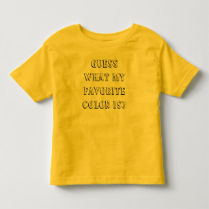 カラーお気に入りのTシャツを選べ! トドラーTシャツ