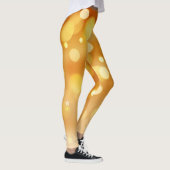 カラーお洒落スター数々のデザイン付きレギンス レギンス (右)