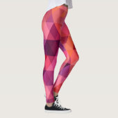 カラーお洒落デザイン付き数々のレギンス レギンス (右)