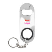 カラーかわいいハート名キーチェーン キーホルダー栓抜き (正面)