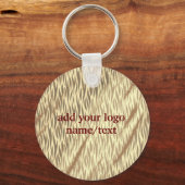 カラーかわいいハート名キーチェーン キーホルダー (正面)