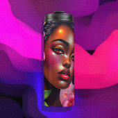 カラーかわいらしピンクの花のレディーミュージカルノート タンブラー