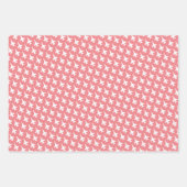 カラーかわいらしミックスF-16ファイタージェットパターン ラッピングペーパーシート (正面3)