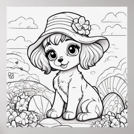 カラーかわいらしミー：-) ポスター (正面)