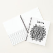 カラーかわいらしメドラゴンフライマンダラ ノートブック (内部)