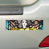 カラーでの瞑想 バンパーステッカー (車上)