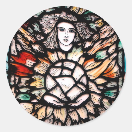 カラーでの瞑想 ラウンドシール (正面)