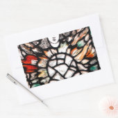 カラーでの瞑想 長方形シール (封筒)