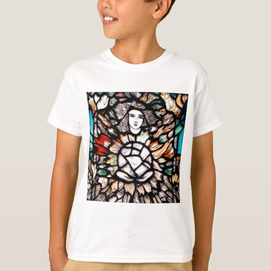 カラーでの瞑想 Tシャツ (正面)