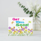 カラーで早く回復して ポストカード (スタンド正面)