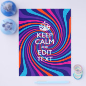 カラーで落ち着保いた文字をカ数々のラーでカスタマイズ チラシ (シングル)