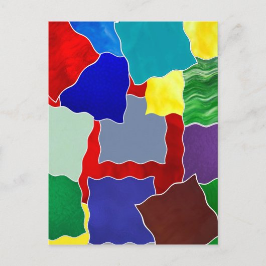 カラーとスウォッチ ポストカード (正面)