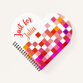 カラーとモノグラム ノートブック