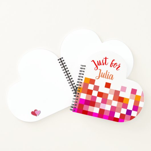 カラーとモノグラム ノートブック (内部)