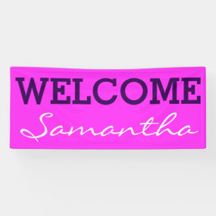 カラーと単語のみ+アイディア 横断幕