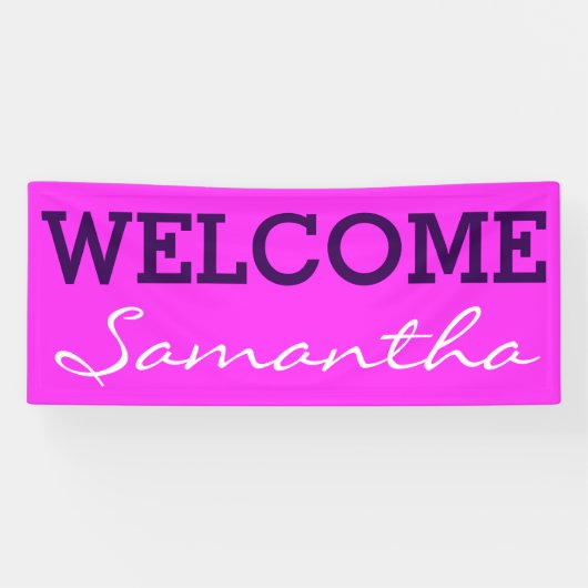 カラーと単語のみ+アイディア 横断幕 (横)