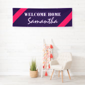 カラーのみピンク&ワード+アイディア 横断幕 (インサイチュ)