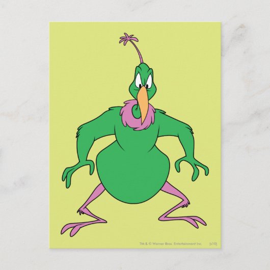 カラーのインスタントマルティアン ポストカード (正面)