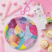 カラーのクラッシュ2 ペーパープレート (パーティー)