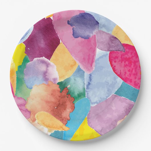 カラーのクラッシュ2 ペーパープレート (正面)