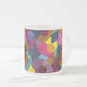 カラーのクラッシュ3 フロストグラスマグカップ (正面右)