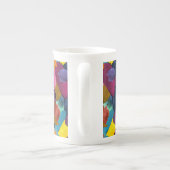 カラーのクラッシュ3 ボーンチャイナマグカップ (裏面)