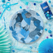 カラーのクラッシュ6 ペーパープレート (パーティー)