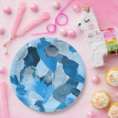 カラーのクラッシュ6 ペーパープレート (パーティー)