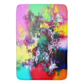 カラーのクラッシュ バスマット (正面縦)