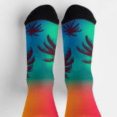 カラーのクルーソックス ソックス (上部)