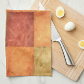 カラーのコラージュM キッチンタオル (四つ折り)